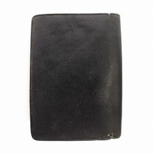 CHANEL 財布 ココマーク 二つ折り レザー 5番台 黒 ブラック