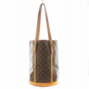 LOUIS VUITTON モノグラム バケットGM トートバッグ ブラウン M42236