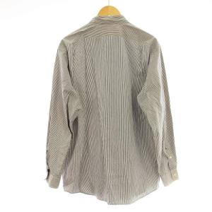 Polo by Ralph Lauren LOWELL SPORT シャツ カジュアルシャツ 長袖 ストライプ 刺繍 L グレー 白 ホワイト /KU