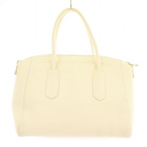 FURLA テッサ ハンドバッグ レザー チャーム付き アイボリー /KU MA