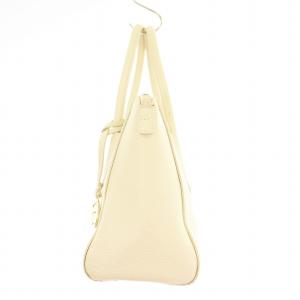 FURLA テッサ ハンドバッグ レザー チャーム付き アイボリー /KU MA