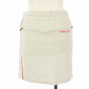 MARK&LONA ゴルフウエア ミニスカート イージー ロゴ M グレー MLW-18S-E30 /TK