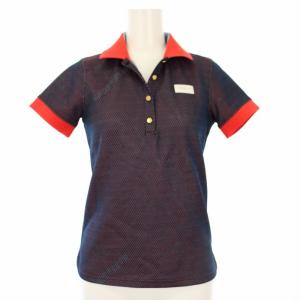 ゴルフウエア ポロシャツ 半袖 S 紺 MLW-18S-P05