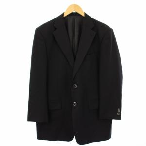 ダンヒルdunhillカシミヤ100%シングルテーラードジャケット48ネイビー ダンヒルdunhillカシミヤ100%シングルテーラードジャケット48