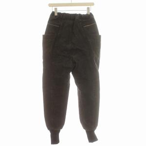 RIPVANWINKLE 22AW RIDERS PANTS RB-408 デニムパンツ ジョグパンツ 後染め テーパード M 黒 ブラック