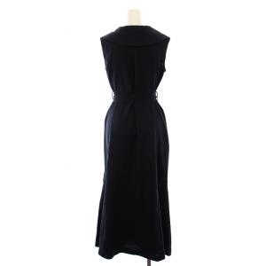 NATURAL BEAUTY BASIC 23SS トレンチワンピース ロング ベルト S 紺 ネイビー /DK H