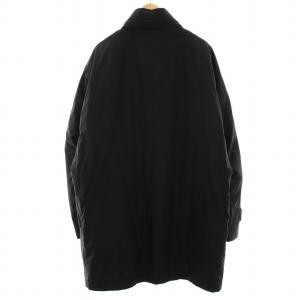 BURBERRY LONDON スタンドカラーコート ビジネスコート ノバチェックライナー付き アウター L 黒 ブラック /DK H