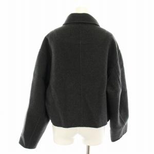 TODAYFUL ウールジップブルゾン Wool Zip Blouson アウター クロップド丈 36 チャコールグレー