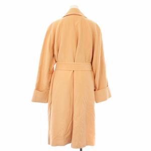 Harrods ロングコート ウール アンゴラ 3 オレンジ 10550402 /TK H