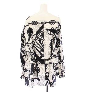 HERMES 22SS ブラウス シェーヌダンクル Cliquetis Tatto Aquarelle