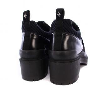 HERMES ベルテッドヒール ローファー 37.5 ブラック 182091Z