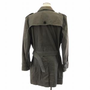 BLACK LABEL CRESTBRIDGE トレンチコート ミドル丈 コットン アウター LL グレー 51A20-401-06 /AN32 GY12