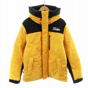 マルティ ダウンパーカー MULTI DOWN PARKA ダウンジャケット フード アウター L 黄