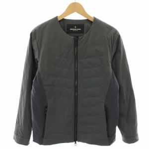 西川ダウン シェルダウン インナーシェルダウンジャケット アウター S グレー 668-1214001