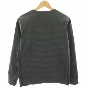 nano universe 西川ダウン シェルダウン インナーシェルダウンジャケット アウター S グレー 668-1214001