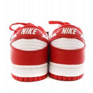 NIKE Dunk Low SP White and University Red