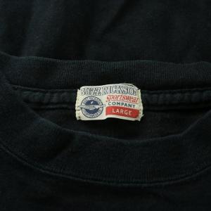 BUZZ RICKSON’S Tシャツ ロンT 長袖 クルーネック ロゴ ドクロ プリント L 黒 ブラック /BB GY12