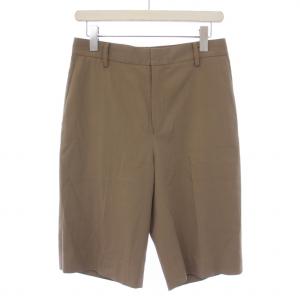 20SS ハーフパンツ ジップフライ ウール 36 S 茶 ブラウン /DK PN
