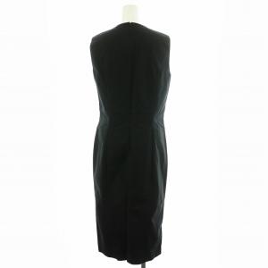 RED VALENTINO REDVALENTINO ノースリーブワンピース ロング レースアップ 黒 ブラック RR0VAD300VL /KH PN