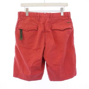 INCOTEX REGULAR FIT ショートパンツ ハーフパンツ コットン W32 赤 レッド /DK PN