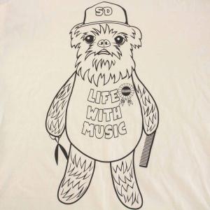 STANDARD CALIFORNIA Tシャツ カットソー プリント 半袖 コットン M 白 ホワイト /DK GY03 PN