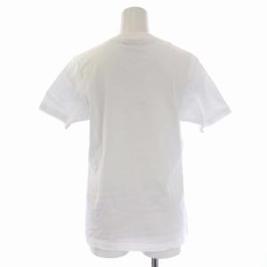 Y's ヨウジヤマモト パープルレーベル Tシャツ カットソー 半袖 ロゴ プリント 3 L 白 ホワイト /DK