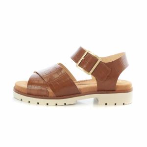 Clarks 24SS Orinoco Cross オリノコクロス ストラップサンダル レザー UK4.5 茶 26176323