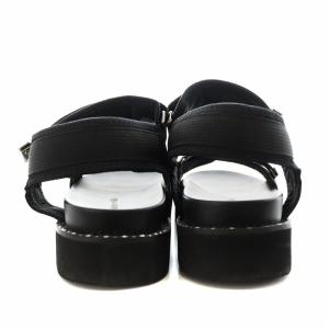 Odette e Odile サンダル ストラップ 厚底 37 黒 ブラック /KH PN OF