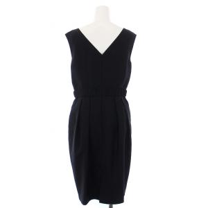 Grace Class タグ付き ワンピース ドレス ミニ ノースリーブ ビジュー ラインストーン 36 S 黒 ブラック /DK