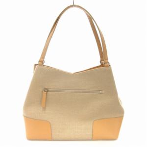 MARIE CLAIRE ハンドバッグ トート ラメ キャンバス ベージュ /DK GY12 PN