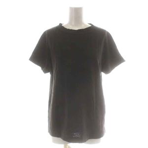Tシャツ カットソー 半袖 クルーネック 麻 リネン 3 チャコールグレー 5057231 /KH PN