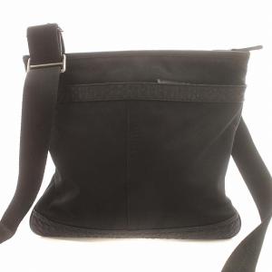 COACH ショルダーバッグ F70597 ナイロン レザー シグネチャー 黒 ブラック /G