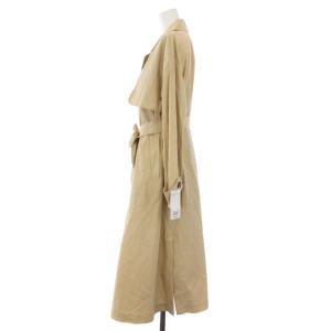 Ray Beams 23SS サイドスリットラップコート ロング ウエストベルト ナイロン 0 S ベージュ 61-19-0086-462