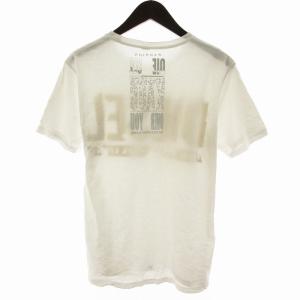 DIESEL Tシャツ カットソー 半袖 ロゴプリント L 白 ホワイト /DK PN