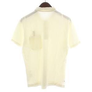 Papas ポロシャツ 半袖 ロゴ くま コットン S 白 ホワイト /KH PN