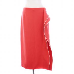 21AW バイカラーメロースカート タイト ロング 38 ピンク 531-2120207 /KH PN