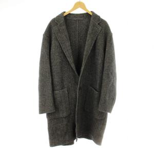 リバー メルトン バルーンコート チェスターコート アウター L グレー 1 1225-105-9469