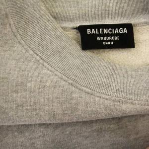 BALENCIAGA WARDROBE 671125 スウェット 裏起毛 XS グレー
