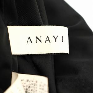 ANAYI 22AW ロング プリーツスカート 102227-11-300-95 スカート 34 黒 ブラック /G
