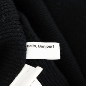 L'Appartement Knit Long Skirt ニットスカート フレアスカート ロング丈 ウール 36 黒 ブラック 20060560010230