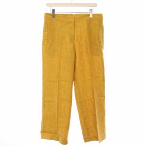パンツ スラックス リネン 42 マスタード J7047/PT /TK H