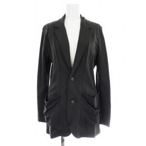 GJ-T99-403 テーラードジャケット 2B 裏地なし ストレッチ M グレー /KU H