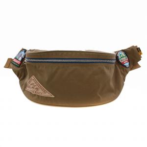 ウエストバッグ ボディバッグ ナイロン 茶 /BM MA