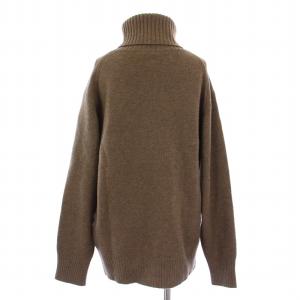 Deuxieme Classe ミドルゲージタートル ニット セーター 長袖 ウール F 茶 19080500704030 /BM MA