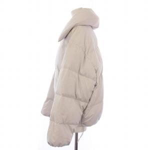 MERCURYDUO アライドビックカラーショートダウンコート ジップアップ F グレー 002350000301 /BM MA