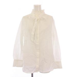 ボウタイセットインブラウス シャツ 長袖 F 白 23051912502030 /BM MA