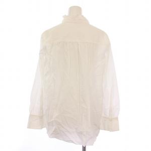 SLOBE IENA ボウタイセットインブラウス シャツ 長袖 F 白 23051912502030 /BM MA