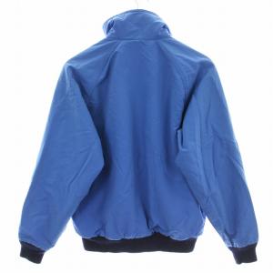 WOOLRICH 80s ヴィンテージ 8828 シェルドジャケット ブルゾン ジップアップ 裏フリース ナイロン M 青