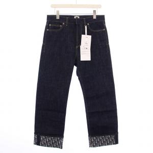 24AW オブリーク トロッター柄 デニムパンツ I40 442P31A3161