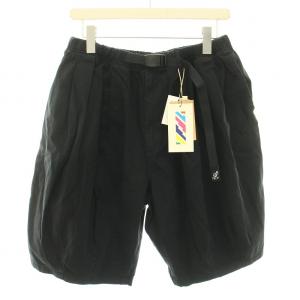 GRANCYナイロンパンツ S GRANCY】Button Layered Design Nylon Pants / ボタンレイヤード